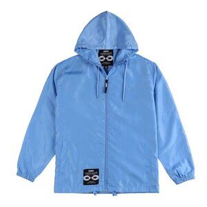 Men's Windbreaker Hooded Jacket for Hiking Trip Size XL